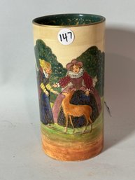 A ROYAL DAULTON CHIVALRY VASE