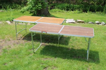 Pair Of Vintage Folding Tables