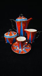 Hand Painted Ceramic Tea Set