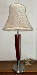 Wooden Mid Century Table Lamp