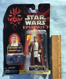 Vintage 1999 Hasbro Star Wars Obi-wan Kenobi Talking Action Figure Unopened In The Box