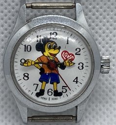 Vintage Circa 1960s/70s Manual Winding Mechanical MICKEY MOUSE Watch In Working Order