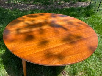 Cherry Drop Leaf Dining Table With 2 - 9  Leaves