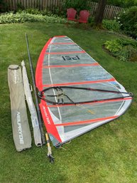 8.5 Neilpryde Racing Windsurfing Rig V8 Street Racer Carbon 2 Piece Fiber Spar Mast Extension Foot