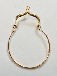 VINTAGE 14K GOLD CHARM HOLDER PENDANT