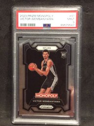 2023 Panini Prizm Monopoly Victor Wembanyama Rookie PSA 9 - K