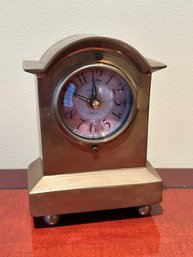 Small Timeworks Brass Clock