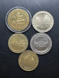 5 Miscellaneous Casino Tokens