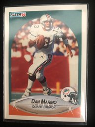 Dan Marino 1990 Fleer Football Card