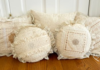 Handmade Lace Pillow Cases