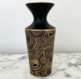 A Parcel-Gilt Vase By Jonathan Adler