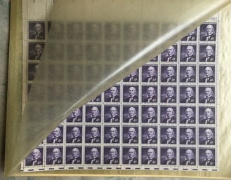 Scott # 1177 FULL SHEET Of 70 Unused 1961 Purple Horace Greeley 4 Cent U.S. Stamps