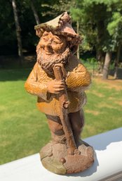 Tom Clark Gnome SHADRACH Figurine ~ Hiking Stick 1984 ~