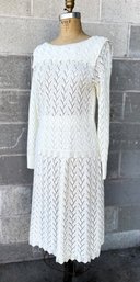 Chic Vintage Oscar De La Renta Knit 2 Piece Set- Size 14