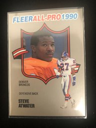 1990 Fleer Football All Pro Insert Card #21 Steve Atwater