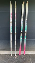 Pair Of 195cm Fischer Cross Country Skis