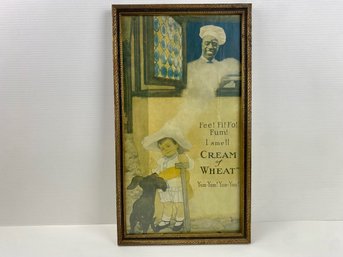 Cream Of Wheat Printed Advertising, Framed, By Widney