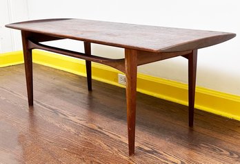 A Mid Century Modern Mahogany Coffee Table By John Stuart