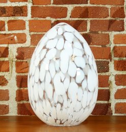 Large 16' Murano Glass Egg Sculpture