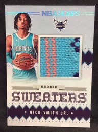 2023-24 Panini Hoops Rookie Sweaters Nick Smith Jr. Relic Card - K