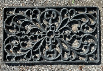 A Vintage Cast Aluminum Mud Mat - Will Not Rust!