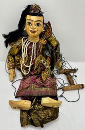 Vintage Burmese Hand Made Marionette Puppet