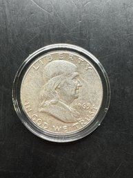 1963 Benjamin Franklin Silver Half Dollar