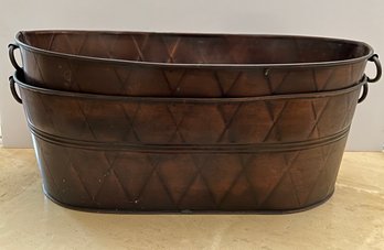 Pair Of Copper Tubs