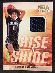 2023-24 Panini Hoops Rise N Shine Anthony Black Jersey Relic Card - K