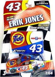 NASCAR Authentics #43 Erik Jones Tide Wave Die-Cast Stock Car (1:64 Scale)