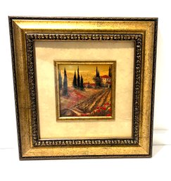 Beautifully Framed Tuscan Painting
