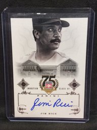 2014 Panini Hall Of Fame Baseball Jim Rice Autographed Card - K