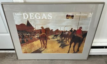 Nicely Framed Poster ~ Edgar Degas Musse D Orsay ~ 1986