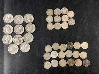 Combo Of Dimes & Quarters See Desciption For Type Coin And Dates (all Coins 90 Percent )