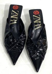 A Pair Of ZARA Kitten Heel Mule - Size 10