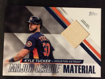 2024 Topps Major League Material Kyle Tucker Bat Relic Card - K