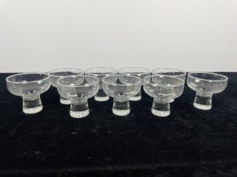 Danish Modern Vintage Mod Drinks Glasses - Set Of 9