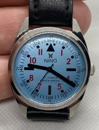 Vintage NINO SWITZERLAND 17 Jewel Mechanical Men's Watch In Running Order