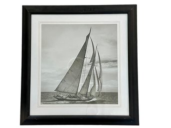Smaller Professionally Framed Sailing Photo