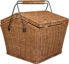 A Gorgeous Wicker Picnic Basket From Williams-Sonoma