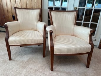 Pair Of MCM Side Arm Chairs