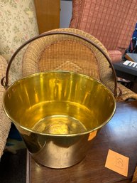 Large Brass Bucket