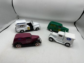 Group Of 4 Model Cars Advertising Models