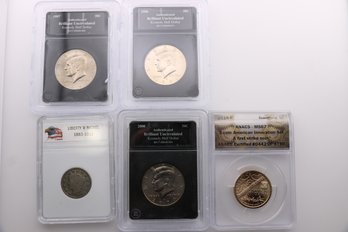 Group Of Slabbed Coins