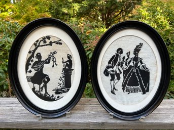 Vintage Black & White Needlepoints