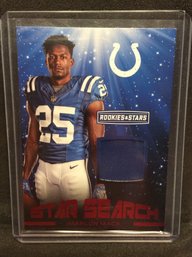 2017 Panini Rookies & Stars Star Search Marlon Mack Jersey Relic Card - K