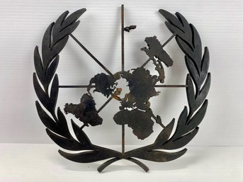 United Nations Wrought Iron Emblem