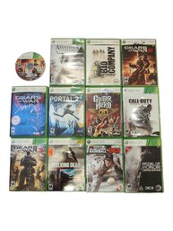 ASSORTMENT OF 12 PREOWNED XBOX 360 GAMES - LOT #2    *** NO SHIPPING FOR THIS ITEM ***