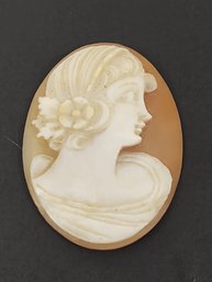 VINTAGE UNMOUNTED LOOSE NATURAL CARVED SHELL CAMEO