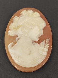 VINTAGE UNMOUNTED LOOSE NATURAL CARVED SHELL CAMEO